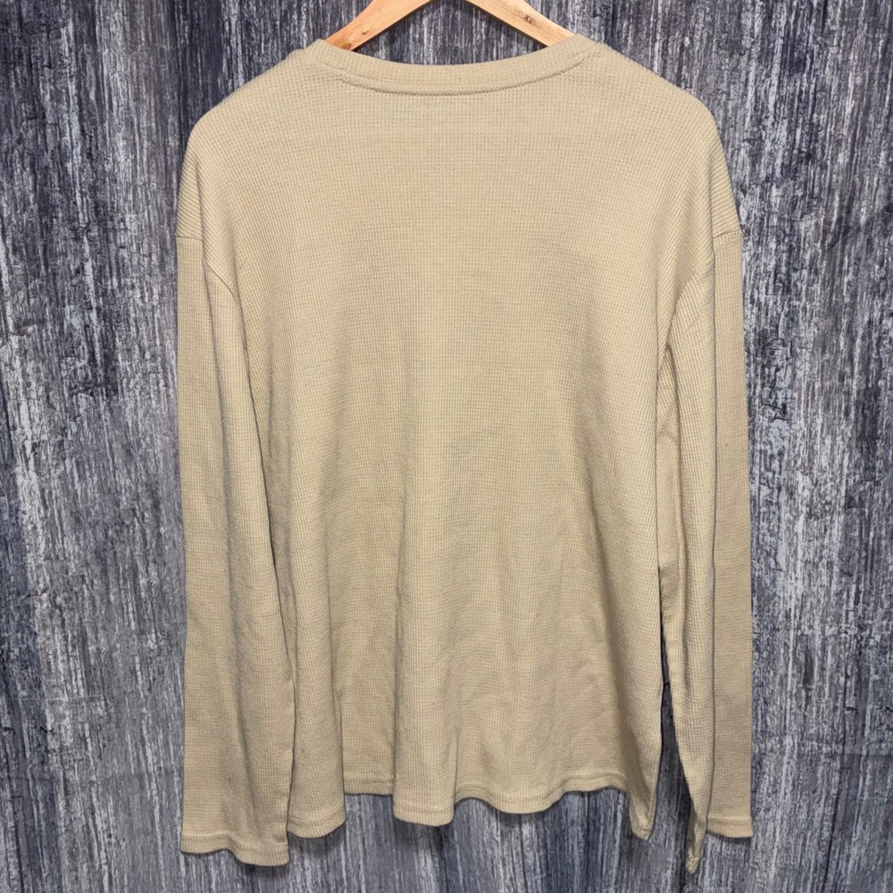 4TH Dimension Waffle Knit Take A Trip Long Sleeve Thermal Men Size XL - Picture 2 of 8